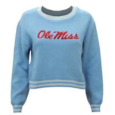 SCRIPT OLE MISS RENEW WOMENS SWEATER