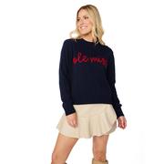 THE OLE MISS EMBROIDERED SWEATER