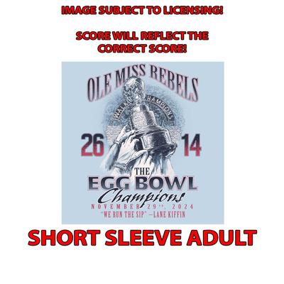 SS 2024 COMFORT COLORS EGG BOWL SCORE TEE