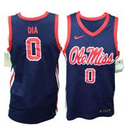 OLE MISS NO 0 DIA BASKETBALL JERSEY