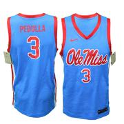 OLE MISS NO 3 PEDULLA BASKETBALL JERSEY