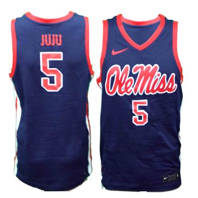 OLE MISS NO 5 JUJU MURRAY BASKETBALL JERSEY