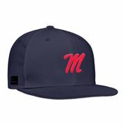 SCRIPT M REBELS SP25 BASEBALL COLORBLOCK FLATBILL CAP