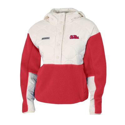 SCRIPT OLE MISS CLOUD POINT HOODED FLEECE