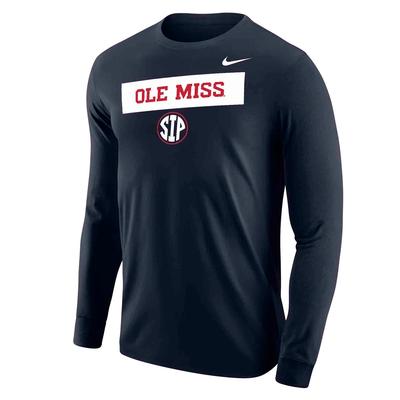 LS OLE MISS CIRCLE SIP CORE TEE