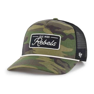 OLE MISS REBELS CAMO PATCH HITCH CAP