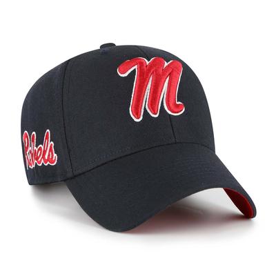 SCRIPT M REBELS SURE SHOT SNAPBACK MVP WOOL CAP