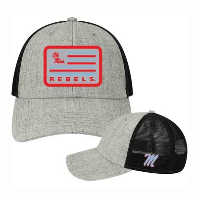 OLE MISS REBELS FLAG STRIPES LO-PRO SNAPBACK