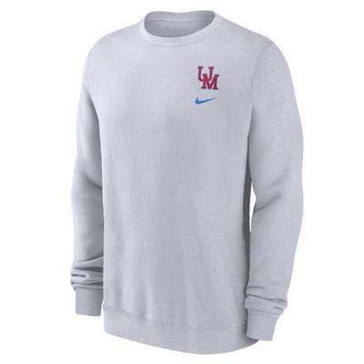 VAULT UM LOGO CLUB FLEECE CREW