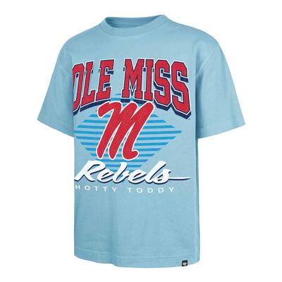 ARCH OLE MISS SCRIPT M REBELS EXTENDED PLAY FOUNDATION TEE