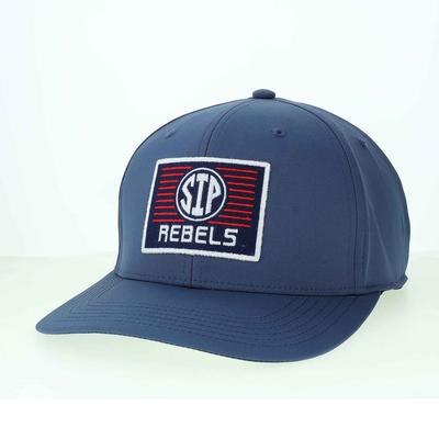 CIRCLE SIP OVER REBELS BACK NINE STRETCH FIT CAP