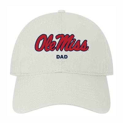 SCRIPT OLE MISS DAD RELAXED TWILL CAP