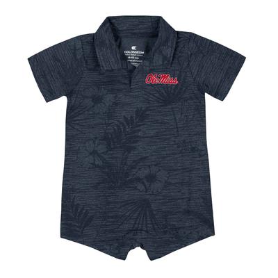 SCRIPT OLE MISS INFANT FERN ROMPER