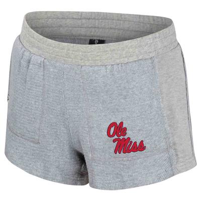 STACKED OLE MISS MIDGE WAFFLE SHORT