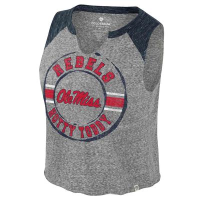 OLE MISS REBELS SASHA SPLIT V-NECK TANK