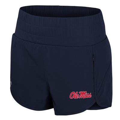 SCRIPT OLE MISS STOP BY HIGH WAIST SHORTS