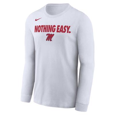 LS NOTHING EASY KNIT TEE