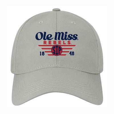 OLE MISS REBELS SIP COOL FIT ADJUSTABLE CAP