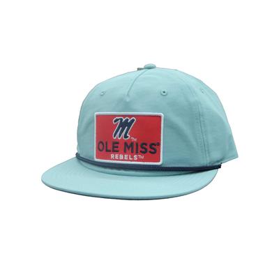 SCRIPT M OLE MISS REBELS 5 PANEL MID PRO SNAPBACK CAP