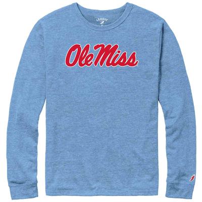 LS SCRIPT OLE MISS VICTORY FALLS SOLID TEE