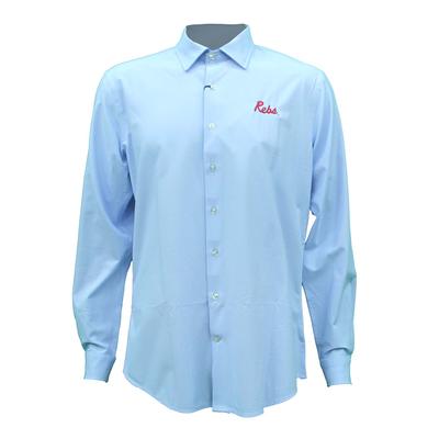 REBS UPF PERFORMANCE WOVEN WICKING DRESS SHIRT