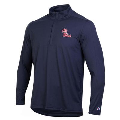 STACKED OLE MISS SOFT TOUCH QUARTER ZIP