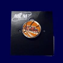 OLE MISS BASKETBALL LAPEL PIN