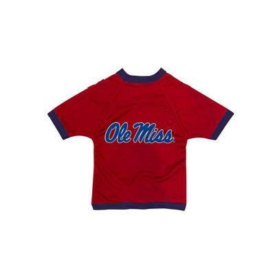 OLE MISS DOG JERSEY RED