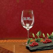 OLE MISS 19OZ WINE GLASS