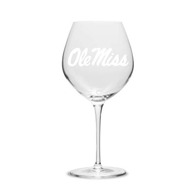 22OZ OLE MISS ROBUSTO WINE GLASS