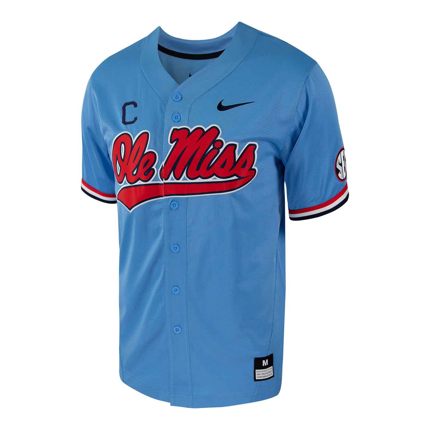 OLE MISS NIL WOOD BASEBALL JERSEY